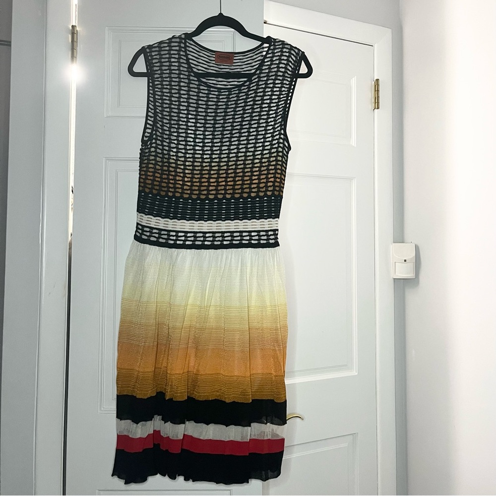 Missoni Multicolor Gradient Casual Midi Dress